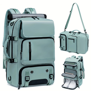 Fuliya Custom Durable Unisex Multiple Compartments Sports Hiking Backpack Wet Dry Separation Waterproof Polyester Travel Laptop