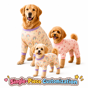 Pijamas de Perro Personalizados al por Mayor con Diseño de Fresa Arcoíris, Mono Suave para Mascotas, <span class=keywords><strong>Ropa</strong></span> para Perros, Onesie para Cachorros, <span class=keywords><strong>Ropa</strong></span> para Perros Pequeños, Medianos y Grandes - Product Image 1