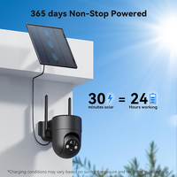 Caméra de sécurité extérieure AVStart 3MP OEM WiFi solaire PTZ TZ-DNB IP65 étanche avec audio bidirectionnel et détection de mouvement