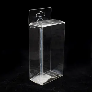 Small size square plastic box toy gift candy craft clear PET packaging boxes