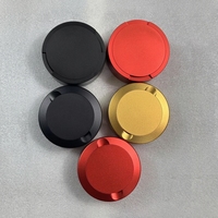 Boîte à snuff en aluminium de 72 mm usinée sur mesure par CNC, boîte en métal anodisé, conteneur pour snus, gravure au laser OEM, logo