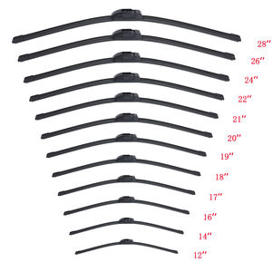 Parabrisas silicona cromo Carall doble suave Color calentado Universal limpiaparabrisas fábrica al por mayor - Product Image 2