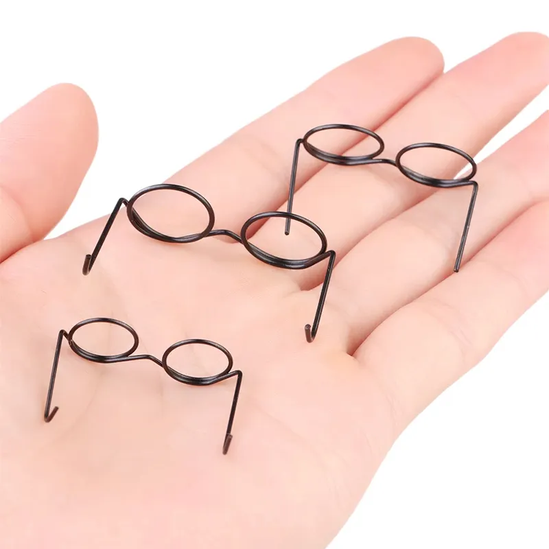 Poppen Lensless Eyewear Mini Speelgoed Brillen Ronde Bril Poppen Dressing Accessoires