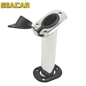 Support de canne à pêche Seacar en acier inoxydable 304, fixation bateau à 30 degrés avec couvercle PV pour la pêche en mer - Product Image 1
