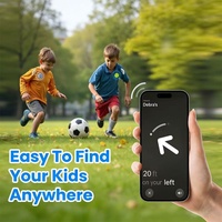 Nouvelle coque de protection en gel de silicone invisible pour AirTag, étui anti-perte pour enfants, seniors, bagages et vêtements