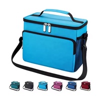 Sac isotherme personnalisé rayé anti-fuite pour 2 bouteilles de vin, sac de transport en aluminium avec logo, vente en gros