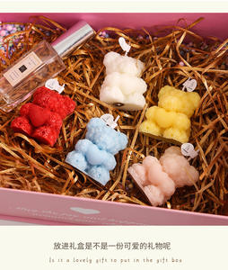 Cadeaux Saint Valentin Fleur Ours Rose Bougie Parfumée Love Teddy 3D Rose Ours Rose Bougies - Product Image 3