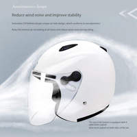 Casque de moto intelligent demi-visage ouvert de haute qualité Design personnalisé avec fonction d'appel