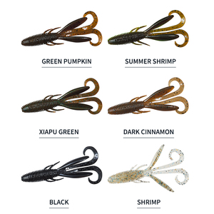 Vente flash, appâts souples réalistes pour la pêche, imitations de crevettes <span class=keywords><strong>DAIWA</strong></span> STEEZs HOG, pour la pêche au black-bass et en eau salée, lancer, traînage - Product Image 2