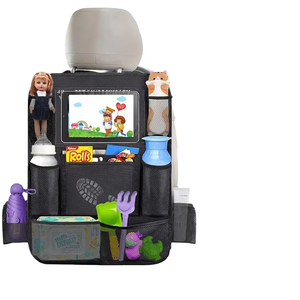 Car Seat Storage Bag Anti-Kick Rear Seat Oxford Cloth Hanging Bag With iPad Holder Interior Kits by Manufacturer - Product Image 6