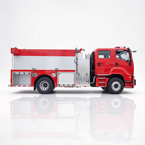 Camion de pompiers, véhicule d'intervention incendie, véhicule de lutte contre les incendies, véhicule de sauvetage, scène d'accident nocturne, 4x2 Diesel Euro3/4/5 Isuzu - Product Image 2