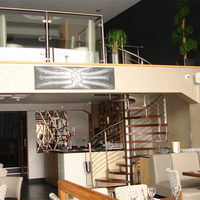 Kit d'escalier en spirale DIY, structure métallique pré-coupée, installation facile, escalier circulaire pour loft