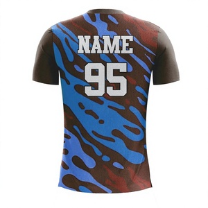 Camisetas de fútbol personalizadas con nombre y número, camisetas de fútbol personalizadas al por mayor a precio económico con tus propios diseños - Product Image 2