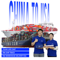 Emballage, Impression, Fournitures de bureau, Agent Amazon FBA, Chine vers KSA, Dédouanement, Taxes payées, Livraison porte-à-porte, Entrepôt 3PL, LCL, FCL, DDP, DDU