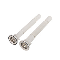 HJSJ Tuyau de vidange cylindrique multicolore de 80 mm de style italien, 2 mm, pour éviers de serpillière, flexible, anti-odeur, avec filtre pour sol