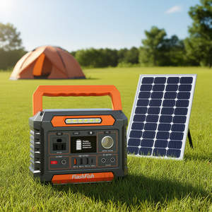 Estación de Energía Portátil FlashFish 200W 144.3Wh con Batería de Iones de Litio e Inversor de Onda Pura para Generador Solar - Product Image 2