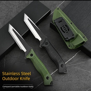<b>Plastic</b> Handle Stainless Steel Blade <b>Pocket</b> Knife OEM/ODM Customizable HK SS253 Camping Survival Tool 200mm 3mm - Product Image 2