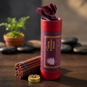 Incienso Tibetano Antiguo SAMYAK Hecho con Azafrán |   Hecho a Mano, Ecológico, para Yoga, Meditación, Uso Doméstico, Fragancia Natural - Product Image 3