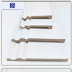 Plinthes décoratives modernes <span class=keywords><strong>pour</strong></span> intérieur en WPC, accessoires de revêtement de sol imperméables en polystyrène PS, plinthes en PVC - Product Image 2