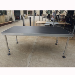 Escenario modular plegable de aluminio, escenario portátil para exteriores para bodas y espectáculos - Product Image 1