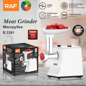 Picadora de Carne Multifuncional de Acero Inoxidable de 2000W para Uso Doméstico, para Kebbe y Salchichas - Product Image 1