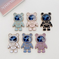 Support de téléphone portable pliable et invisible en forme de figurine d'astronaute de dessin animé, tendance sur TikTok, populaire auprès des filles qui regardent des dramas