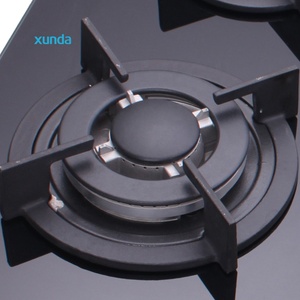 Appareil de cuisine Xunda, cuisinière 5 brûleurs (4 gaz, 1 électrique), <span class=keywords><strong>plaque</strong></span> de cuisson en verre trempé intégrée 5 brûleurs pour hôtel et usage domestique - Product Image 6