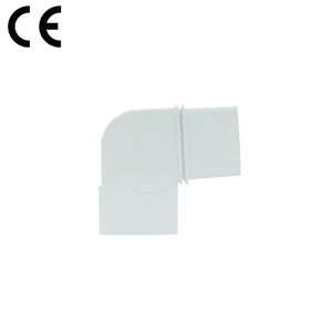 Coudière PVC SAM-UK <span class=keywords><strong>90</strong></span> degrés noire grande taille pour gouttière, raccord de descente de toit en plastique pour drainage de l'eau, raccord de tuyau Y010 - Product Image 1