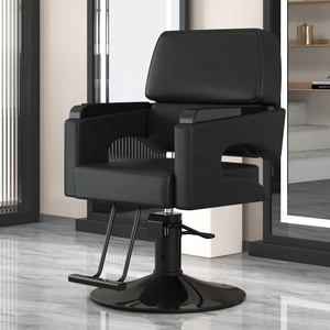 Chaise de coiffure moderne et confortable au design simple pour coupe de cheveux, permanente et coloration, avec système de levage rotatif - Product Image 3