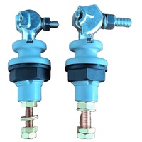 Isolateur en polymère à tige filetée de type fourche conforme à la norme ANSI, pour trou de réservoir, manchon de transformateur en polyester, 1,2 kV 63 A