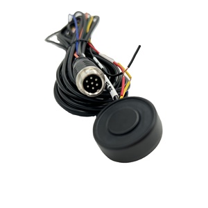 Rangkaian Kabel GPS M12-7P Aviation Head-Pin Seat dengan Selubung PVC Tembaga, Panjang 2m, Tombol Alarm, Sekring 5A untuk Peralatan Rumah Tangga dan Mesin - Product Image 1