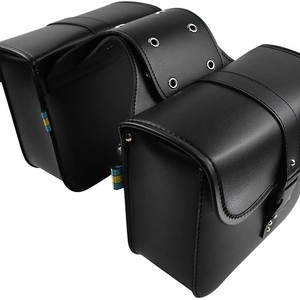 Accessori per <span class=keywords><strong>Moto</strong></span>: Borse Laterali in Pelle, Borse da Motociclista, Borse Porta Attrezzi per <span class=keywords><strong>Harley</strong></span>-<span class=keywords><strong>Davidson</strong></span> Prince Cruiser, Nere - Product Image 2