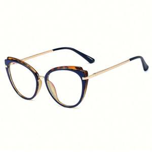 Nuevas Gafas de Moda con Montura de Ojo de Gato Coloridas para Mujer, TR90, Anti Luz Azul, para Computadora, 2021 - Product Image 4