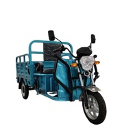 Tricycle électrique agricole chinois à benne ouverte, capacité de charge de 400 kg, vitesse de 30-50 km/h, certifié CEE, moteur 60V 1000W, autonomie de 70-90 km, en vente