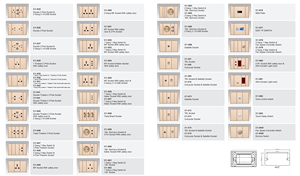 Thiết kế hiện đại điện tường ổ cắm và thiết bị chuyển mạch cho nhà khách sạn 16A chúng tôi chuyển đổi tiêu chuẩn - Product Image 6