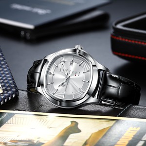 Poedagar 623 Orologio di Lusso da Uomo, Quadrante con Data, Cinturino in Pelle, Orologio al Quarzo Impermeabile con Calendario Luminoso - Product Image 6