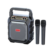 Haut-parleur portable Great Wall 5.1 pour l'extérieur, 10W, haute puissance, pour la danse carrée, le karaoké et l'usage domestique, avec batterie intégrée et microphone
