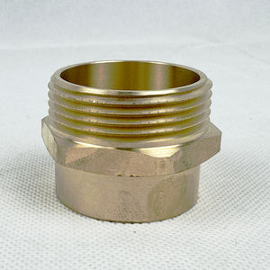 Accesorio de pezón de rosca hembra de latón personalizado, tubo multistral suave, acoplamiento rápido, plomería PEX, tapón de cabeza de cobre, compresión de prensa - Product Image 3