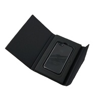 Boîtes d'emballage rigides personnalisées en carton recyclable avec couvercle magnétique pour étuis de téléphone portable