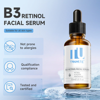 Sérum Visage Anti-Âge et Anti-Rides à l'Huile Essentielle, Composé Hydratant, Raffermissant et Éclaircissant au Rétinol et Vitamine B3 Biologique