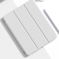 Étui intelligent à trois volets de style professionnel pour tablette Huawei MatePad Pro 11 W09/W11, extérieur en PU anti-traces de doigts, transparent et anti-déformation