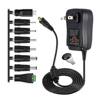 Adaptateur de tension réglable, convertisseur 8DC, adaptateur d'alimentation 12-60V, 41W PD/type-c, prise EU/US/UK/AU, chargeur pour ordinateur portable