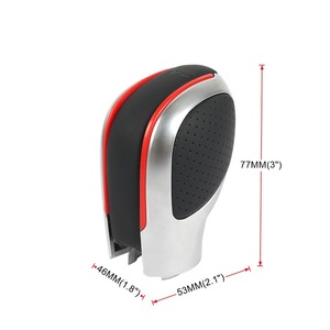 Funda de cuero ergonómica para palanca de cambios de coche, para Volkswagen Golf 6 7 R GTI Passat Jetta MK6 CC R20 B7 B8 - Product Image 4
