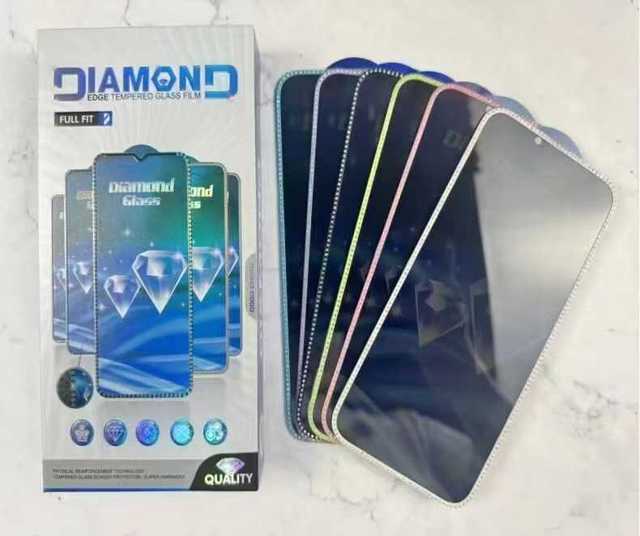 Good Selling Privacy Diamond Tempered Glass Screen Protector for GOOGLE PIXEL 9 PRO Anti-Spy Privacy Mobile Phone Screen Glass