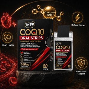 Bandes orales de CoQ10 en gros avec vitamine E, formule de supplément antioxydant sans eau nécessaire - Product Image 2