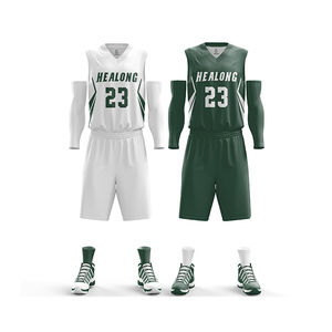 Équipe jeunesse collège ensemble personnalisé basket-ball uniforme maillots de basket-ball vente - Product Image 3