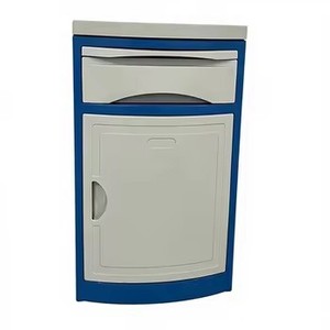 High Quality ABS & Metal Hospital <b>Bedside</b> Table Durable Medical <b>Storage</b> Cabinet for Hospital Clinic Nursing Home - Product Image 3