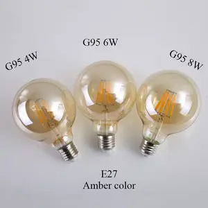 מודרני רטרו דקורטיבי E27 נורת זכוכית אור G80 G95 G125 מנורת נורת טונגסטן למנורת תליון מנורת קיר