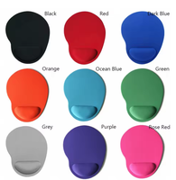 Alas Mouse Warna Solid Anti-Selip Nyaman Ringan Harga Murah Kain Karet Anti-Slip untuk Gaming