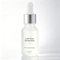 Super Bonder Accélérateur Liquide pour Extensions de Cils, Colle Scellant pour Cils